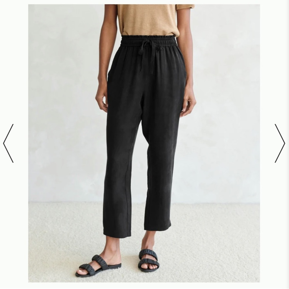 Jenni Kayne Rio Trouser Pull on Pant Black Sz XS